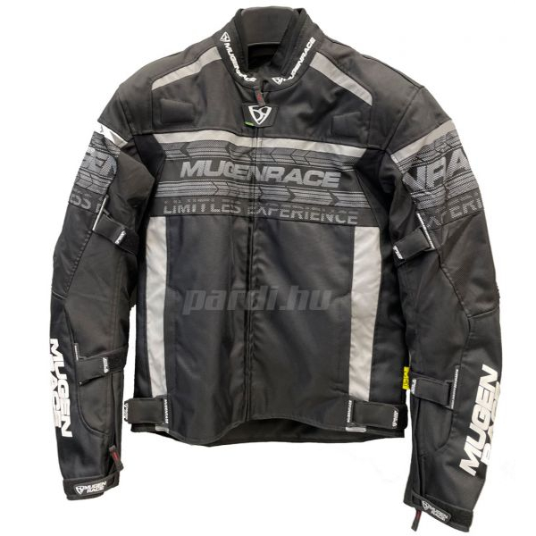 Mugen Race Motoros Textil Kabát 2032 Fekete
