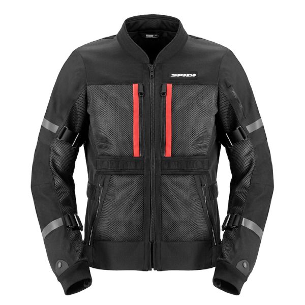 Spidi Tech Armor 2 Nyári Hálós Motoros Textil Kabát Fekete