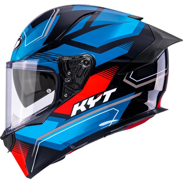 KYT Bukósisak R2R Parsec Black-Blue-Red