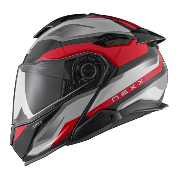 NEXX Bukósisak X.LIFETOUR Carbon Pro Mile White-Red