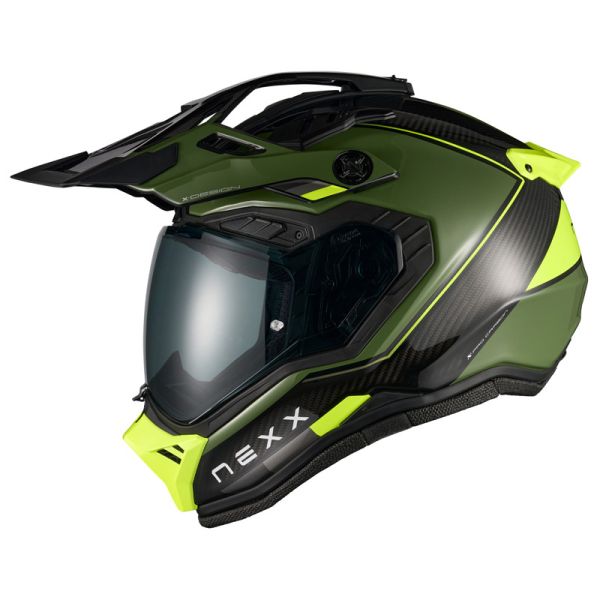 NEXX Bukósisak X.RALLY Carbon Raid Green-Neon