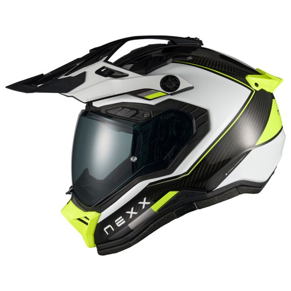 NEXX Bukósisak X.RALLY Carbon Raid White-Neon