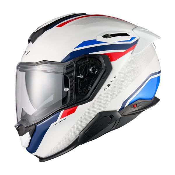 NEXX Bukósisak X.TR Quanta White-Blue