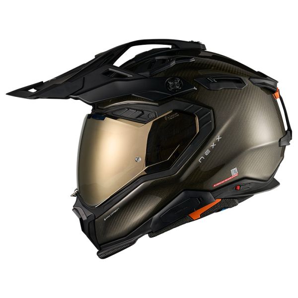 NEXX Bukósisak X.WED3 Carbon Golden Dune Carbon Gold