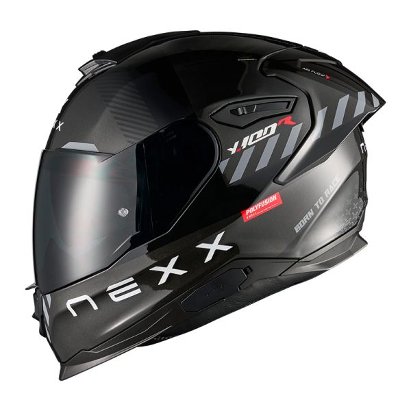 NEXX Bukósisak Y.100R Fade Black-Red