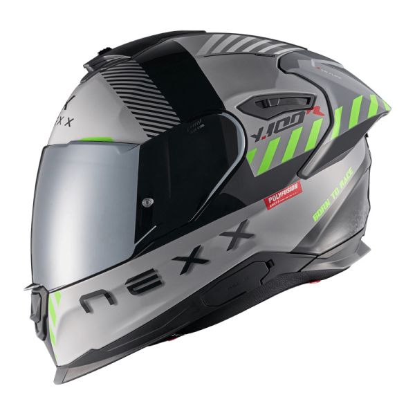 NEXX Bukósisak Y.100R Fade Grey-Black