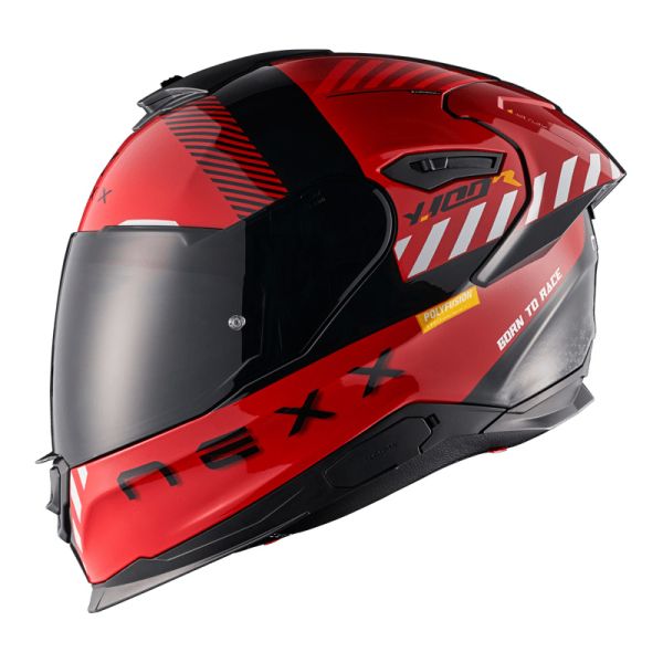 NEXX Bukósisak Y.100R Fade Red-Black