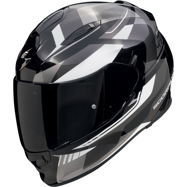 Scorpion Bukósisak EXO-491 Abilis Black - Silver - White
