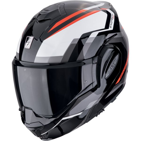 Scorpion Bukósisak EXO-TECH EVO Furio Black - Red