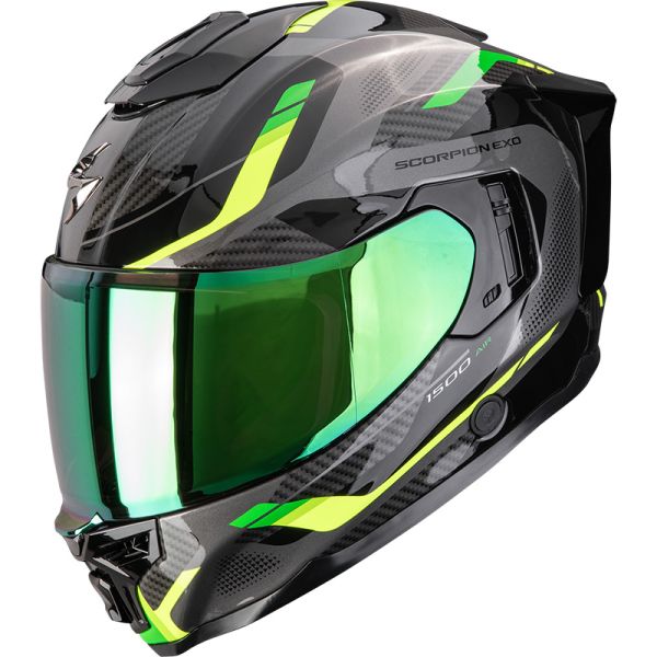 Scorpion Bukósisak EXO-1500 Air Sleek Black-Green
