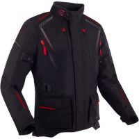 BERING Vision Férfi Motoros Textil Kabát Fekete-Piros