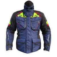 Mugen Race Motoros Textil Kabát 2099 Fekete-Kék-Fluo