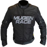 Mugen Race Motoros Hálós Textil Kabát 2336 Fekete