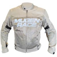 Mugen Race Motoros Hálós Textil Kabát 2336 Szürke