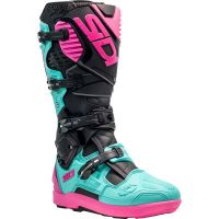 Sidi Crossfire 3 SRS Cross Csizma Fekete-Menta-Pink