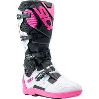 Sidi Crossfire 3 SRS Cross Csizma Fekete-Fehér-Pink