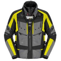 Spidi 4 Season Evo Motoros Textil Kabát Fekete-Szürke-Fluo