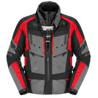 Spidi 4 Season Evo Motoros Textil Kabát Fekete-Szürke-Piros