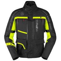Spidi 4 Season V3 H2Out Motoros Textil Kabát Fekete-Fluo