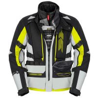 Spidi Allroad H2Out Motoros Textil Kabát Fekete-Szürke-Fluo