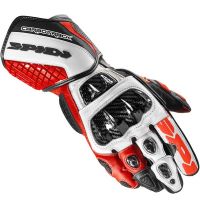 Spidi Carbo Track Evo Motoros Kesztyű Fekete-Fehér-Piros