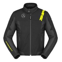 Spidi Corsa Tex Motoros Textil Kabát Fekete-Fluo
