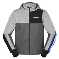 Spidi Hoodie Net Nyári Motoros Textil Kabát Fekete-Szürke-Kék