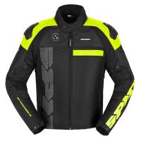 Spidi Progressive Net Windout Nyári Motoros Textil Kabát Fekete-Fluo