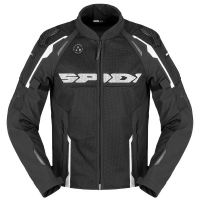 Spidi Race Warrior 2 Net Hálós Nyári Motoros Textil Kabát Fekete-Fehér