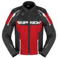 Spidi Race Warrior 2 Net Hálós Nyári Motoros Textil Kabát Fekete-Piros
