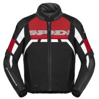 Spidi Rapid H2OUT Nyári Hibrid Motoros Bőrkabát Fekete-Piros