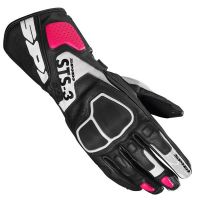 Spidi STS-3 Lady Női Motoros Kesztyű Fekete-Fehér-Pink