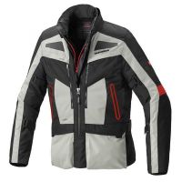 Spidi Voyager Evo H2Out Motoros Textil Kabát Fekete-Szürke-Piros