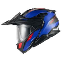 NEXX Bukósisak X.LIFECOUNTRY Carbon Terra Blue-Red MT