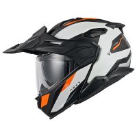 NEXX Bukósisak X.LIFECOUNTRY Carbon Terra White-Orange MT