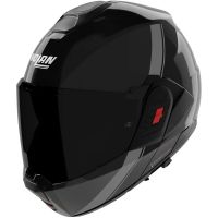 NOLAN Bukósisak N120-1 Verniciatura Speciale N-COM Fekete-Szürke-Ezüst 341