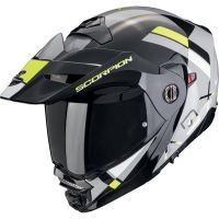 Scorpion Bukósisak ADX-2 Galane Grey - Black - Neon Yellow