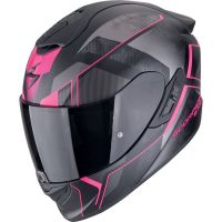 Scorpion Bukósisak EXO-1400 EVO II Air Intensio Matt Black - Pink