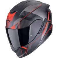 Scorpion Bukósisak EXO-1400 EVO II Air Intensio Matt Black - Red