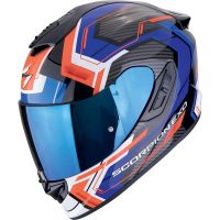 Scorpion Bukósisak EXO-1400 EVO II Air Linart Black - Blue - Red