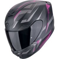 Scorpion Bukósisak EXO-391 Aaxo Matt Black - Pink