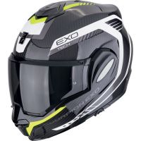 Scorpion Bukósisak EXO-TECH EVO Carbon Cosy Black - Neon Yellow