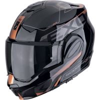 Scorpion Bukósisak EXO-TECH EVO Traveller Black - Copper