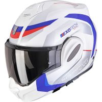 Scorpion Bukósisak EXO-TECH EVO PRO Acuti White - Blue - Red