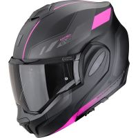 Scorpion Bukósisak EXO-TECH EVO Socius Matt Black - Pink