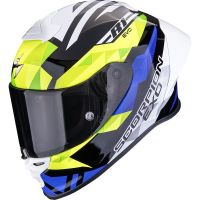 Scorpion Bukósisak EXO-R1 EVO II Air Valere Black - Blue - Neon Yellow