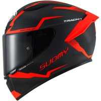 Suomy Bukósisak Track-1 Reaction Matt Anthracite-Red